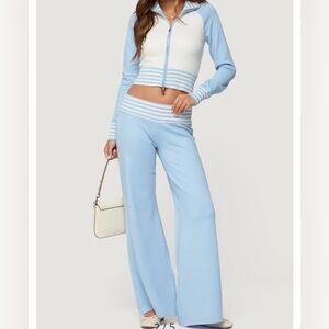 Edikted clarisse blue tracksuit set in great condition